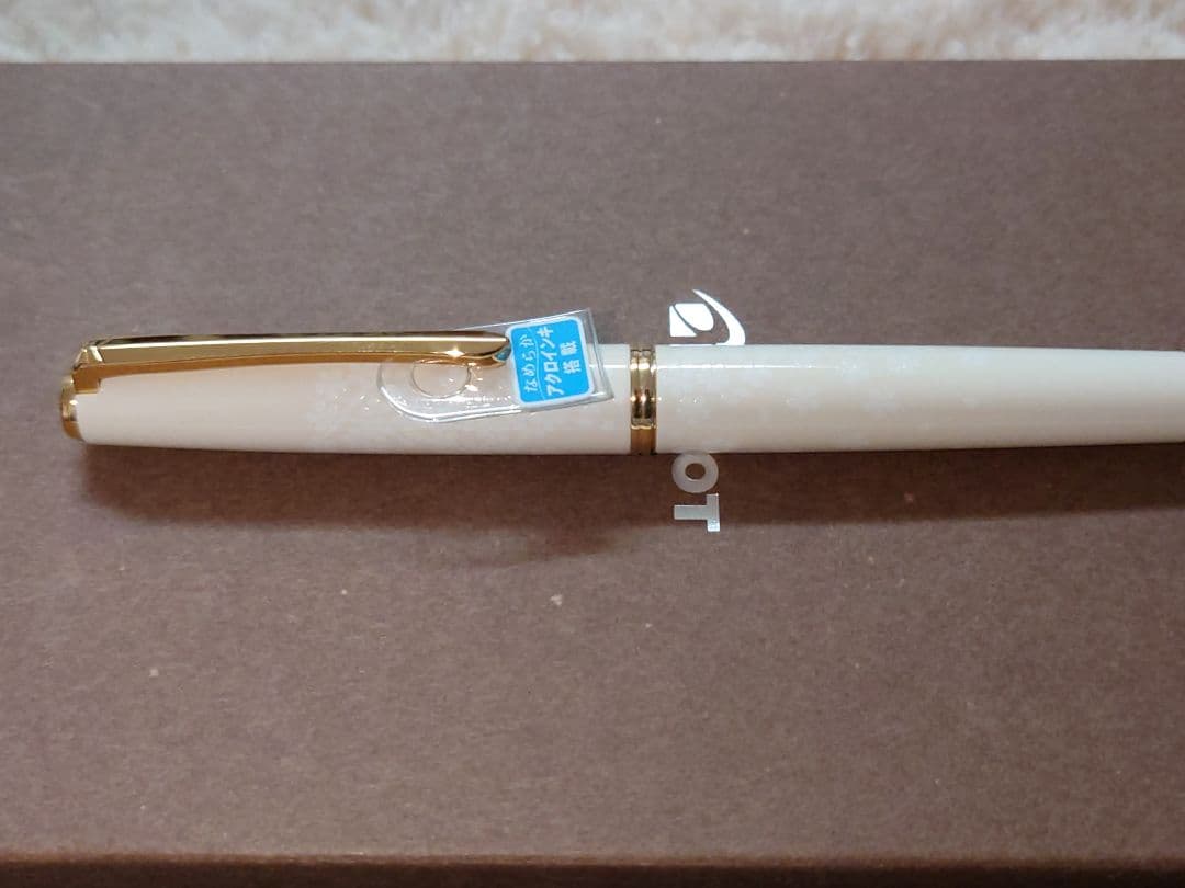 廃番 パイロット レディホワイト白漆 桜 ボールペン デッドストック 付属品完品