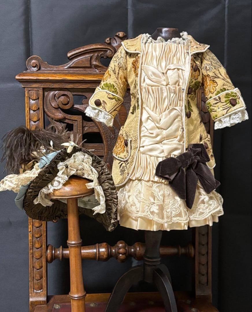 アンティークビスクドールドレス