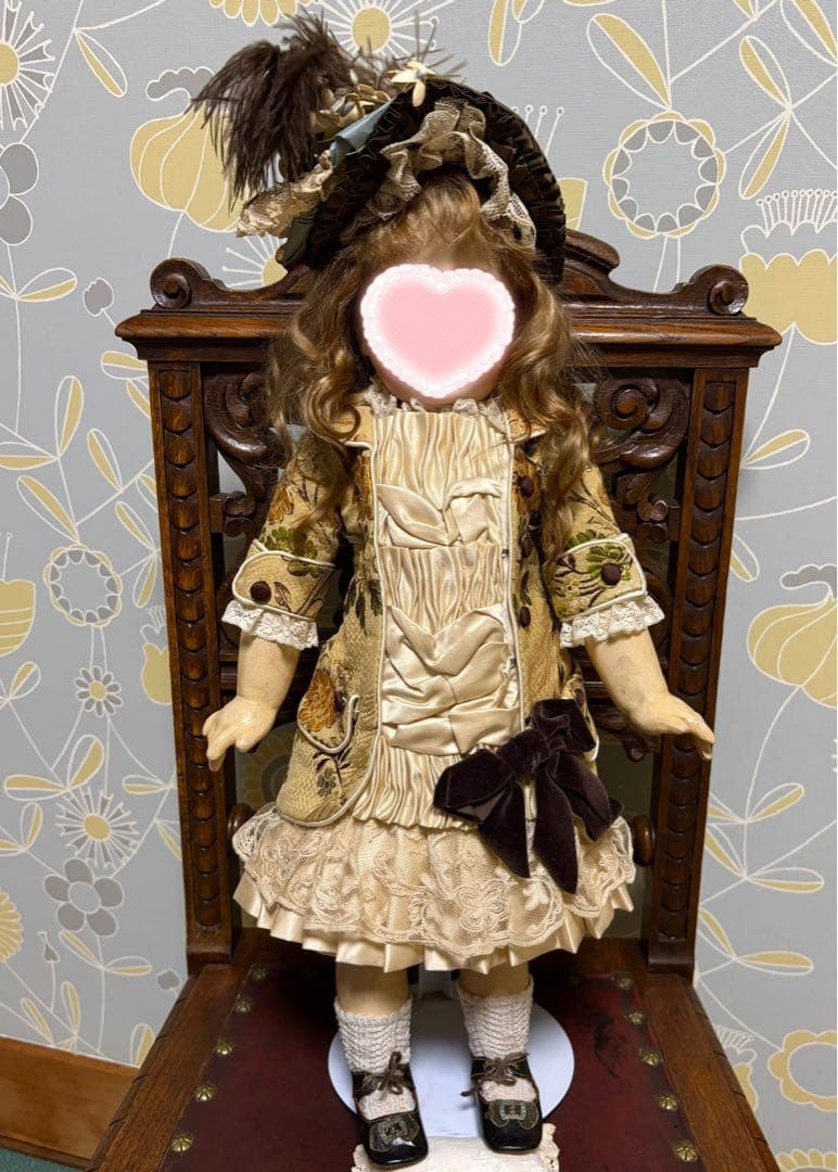 アンティークビスクドールドレス