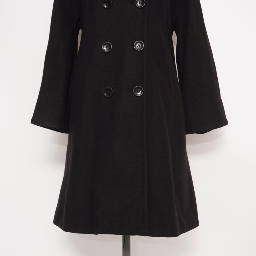 ドルチェ&ガッバーナ ウール混 チェスターコート 黒 サイズ38*JD899