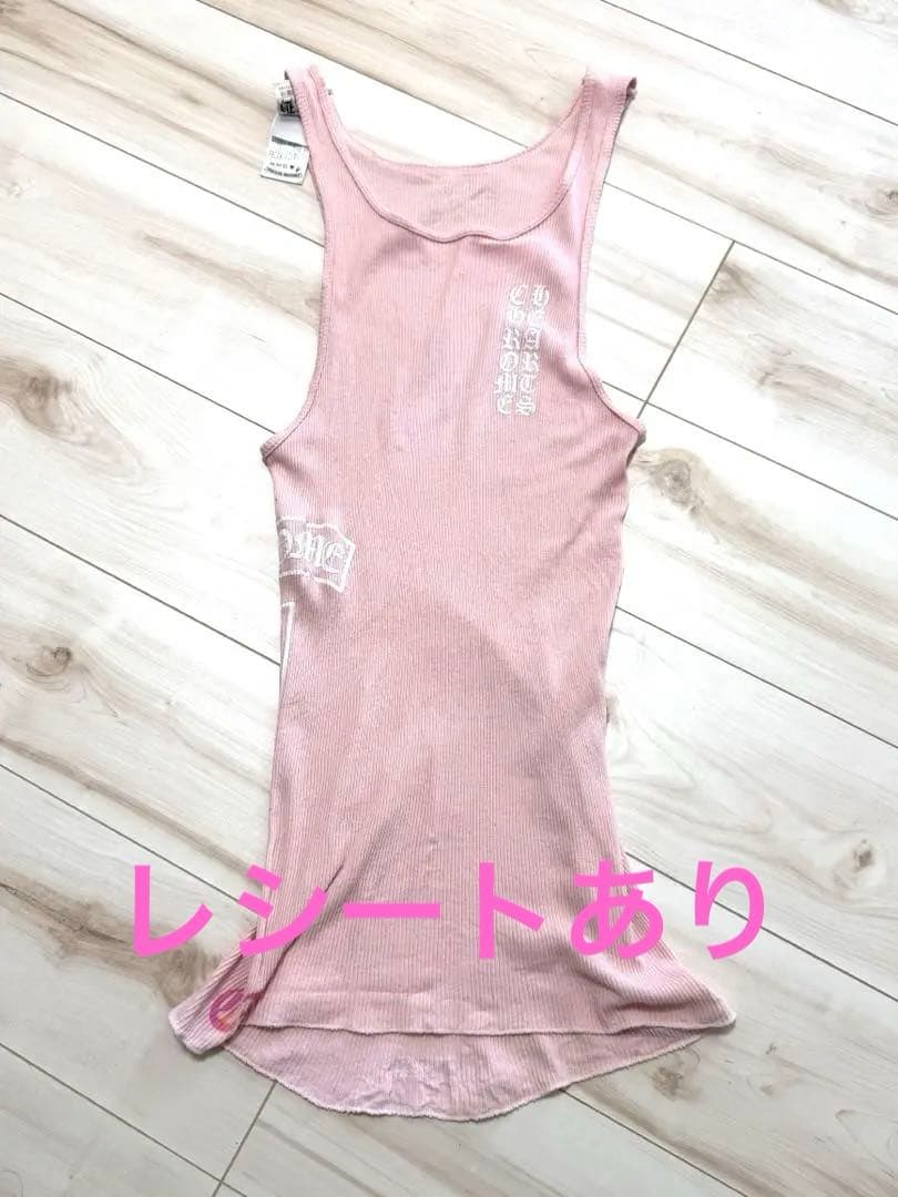 正規品 CHROME HEARTS ピンク タンクトップ(レアアイテム)