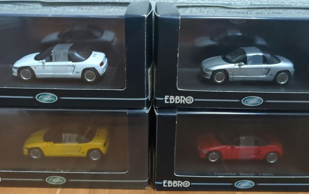 ホンダ ビート エブロ1/43 4台セット