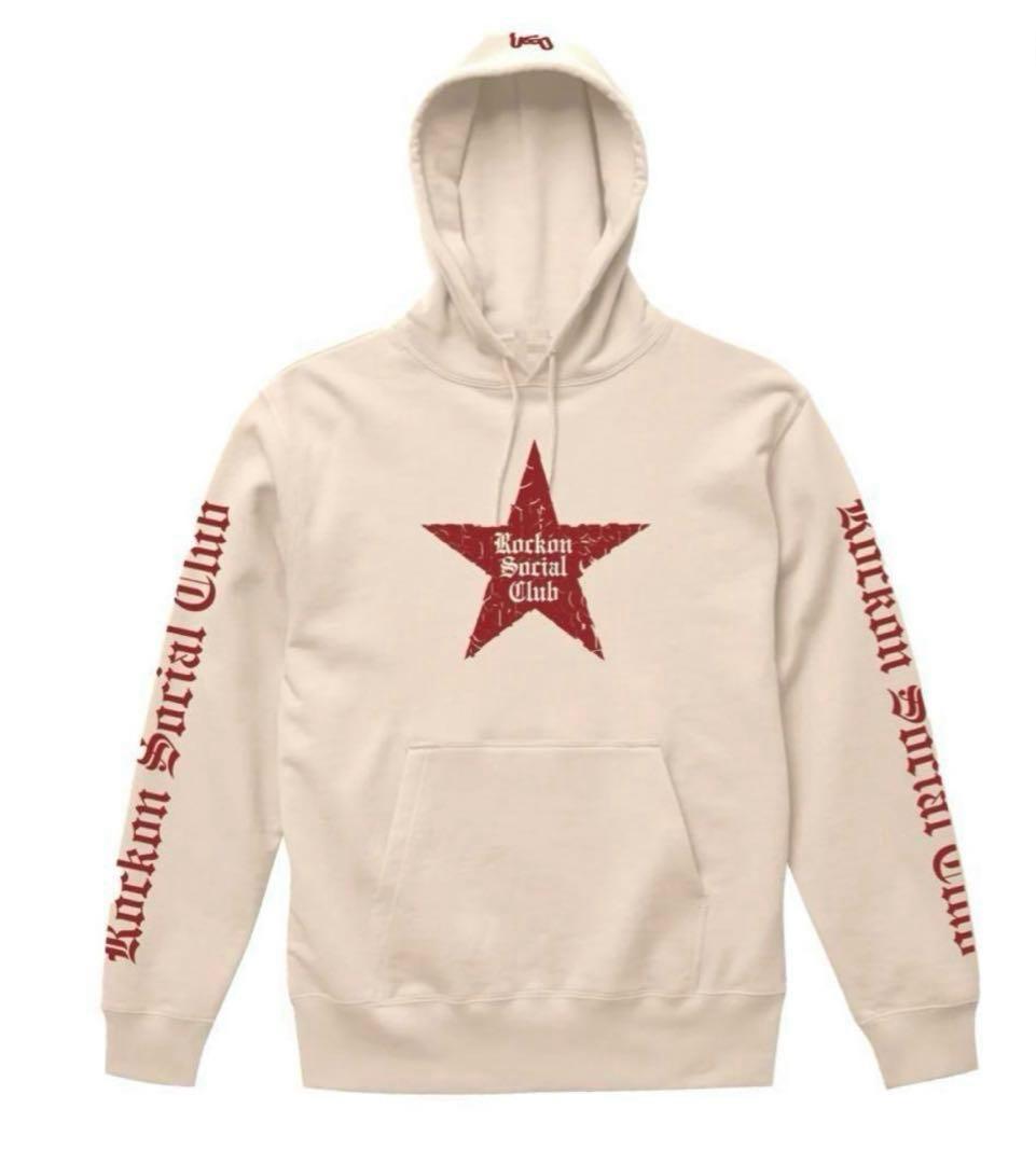 ロックオンソーシャルクラブ　ロックスター プルオーバー パーカー