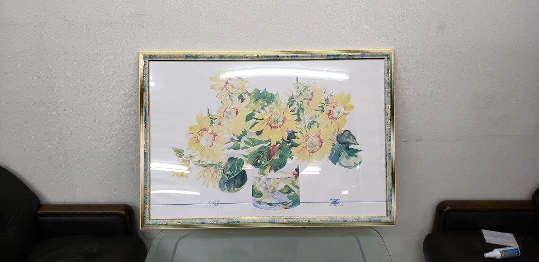 優しいタッチのひまわり68×98