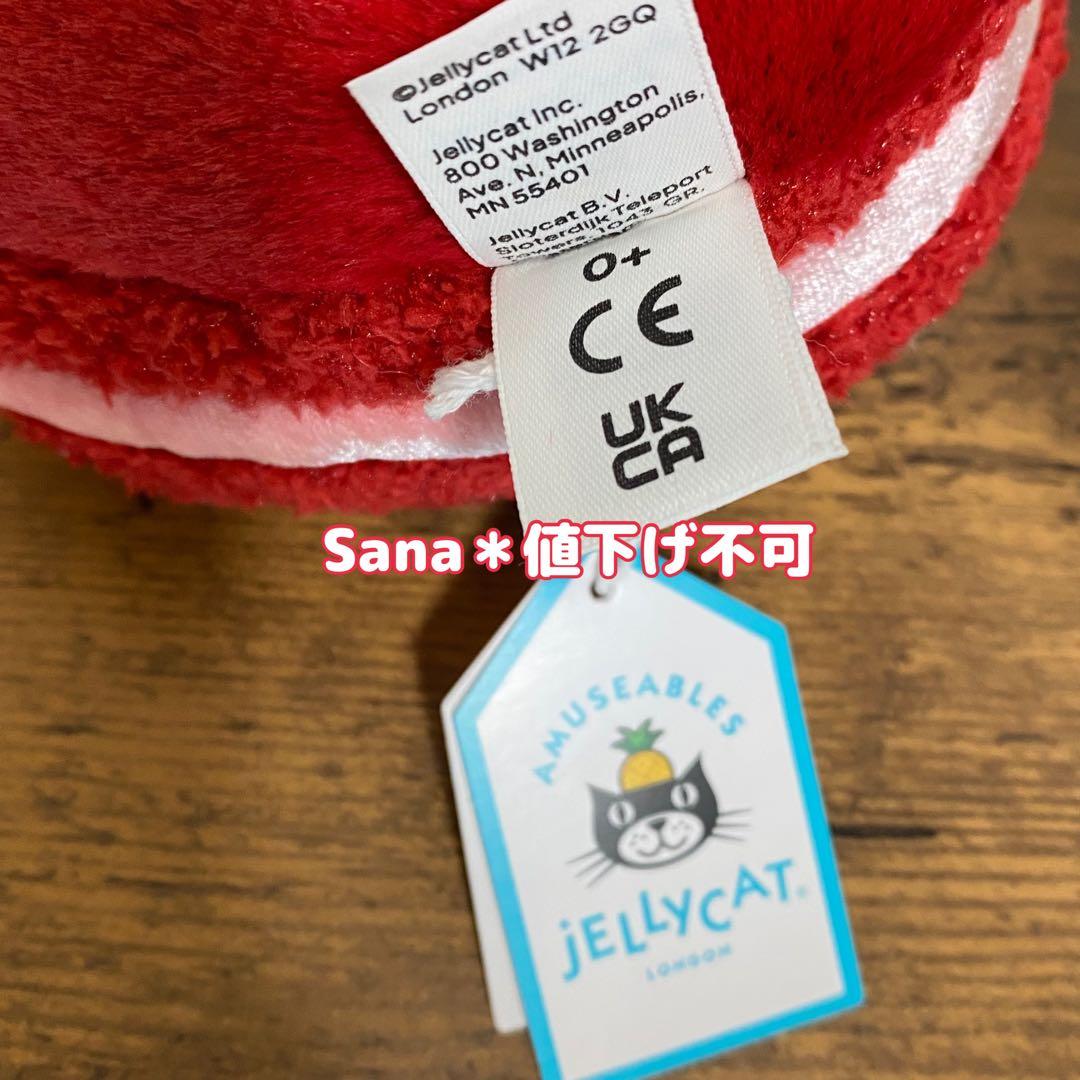 新品　ジェリーキャット　ハート　マカロン　赤　レッド　macaron スイーツ