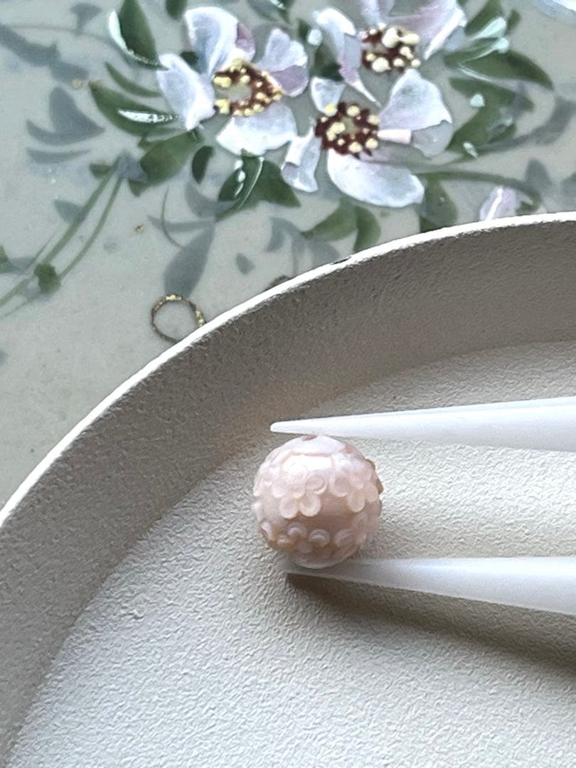おともさん✴︎あこや真珠フラワーカービング＊①ネックレス③ネックレストップ