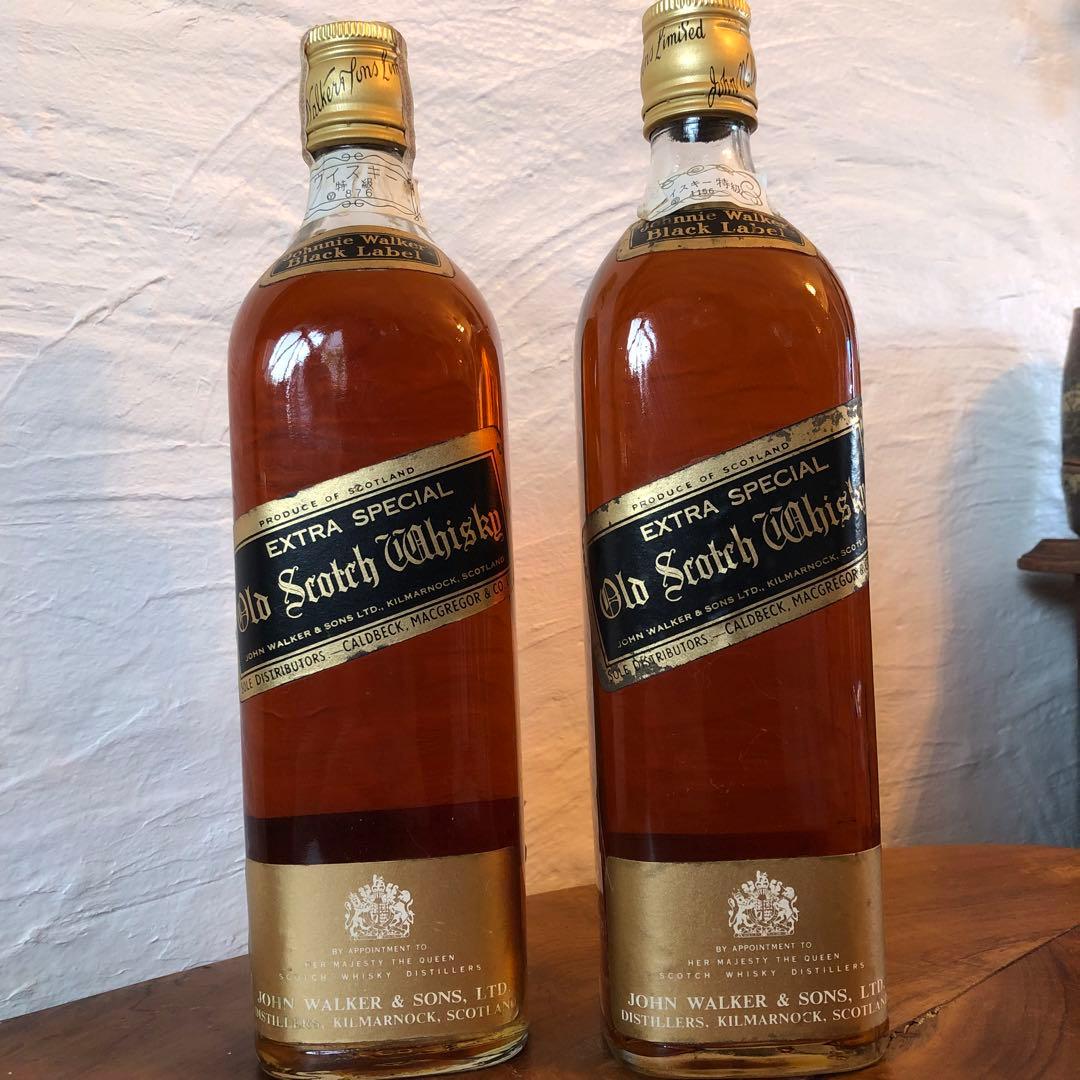 Johnnie Walker Whisky ブラック2本セット　M200201