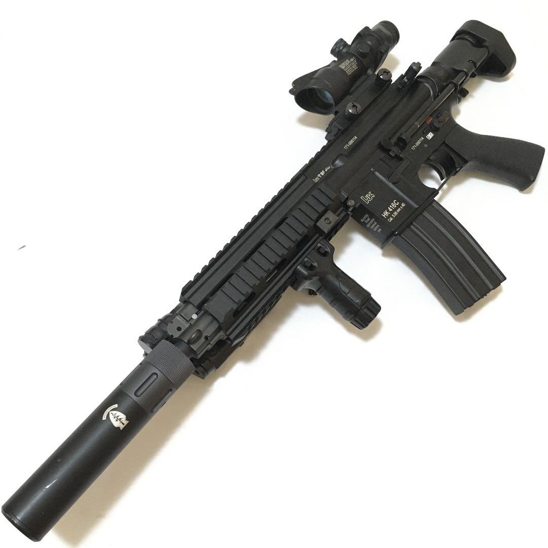 【超美品＆SBD＆動作快調!!】 東京マルイ次世代電動ガンHK416Cセット!!