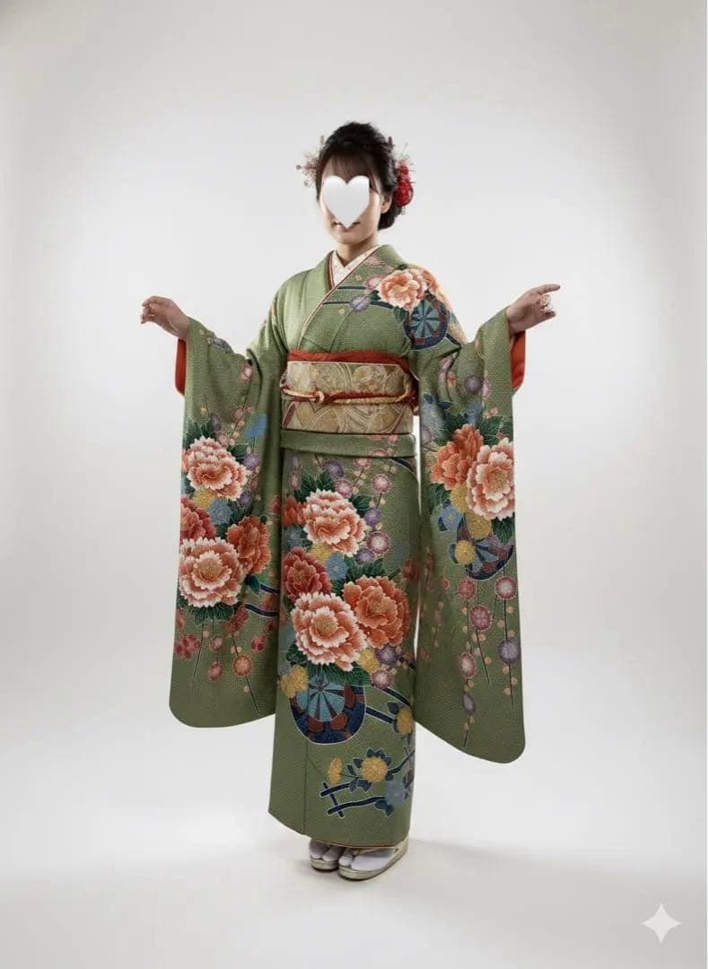 藤娘きぬたや　正絹総絞り振袖