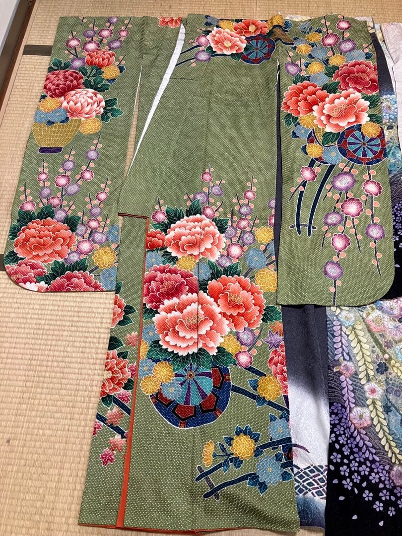 藤娘きぬたや　正絹総絞り振袖