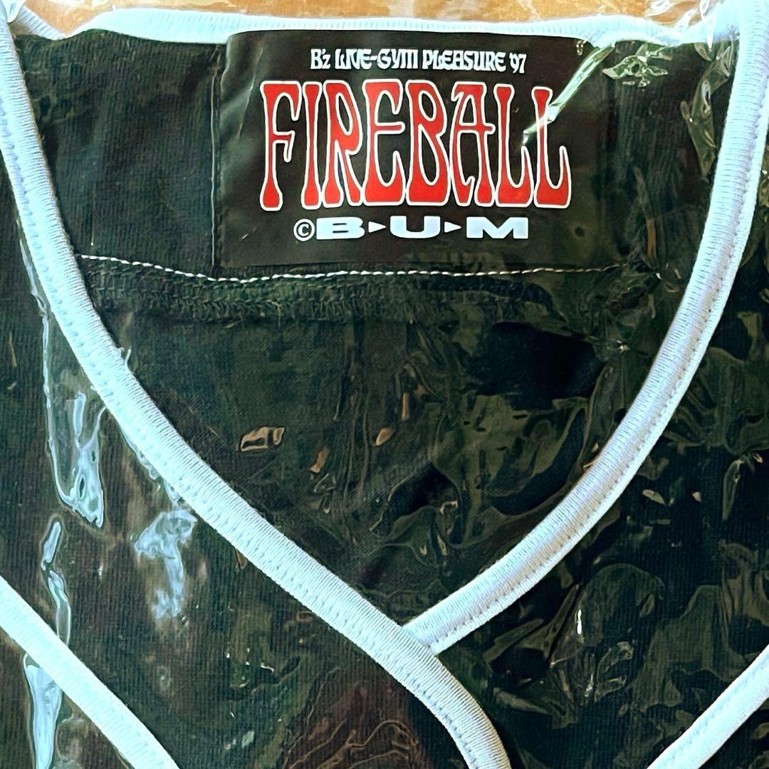 【新品】B'zライブ ベースボールシャツ FIREBALL'97