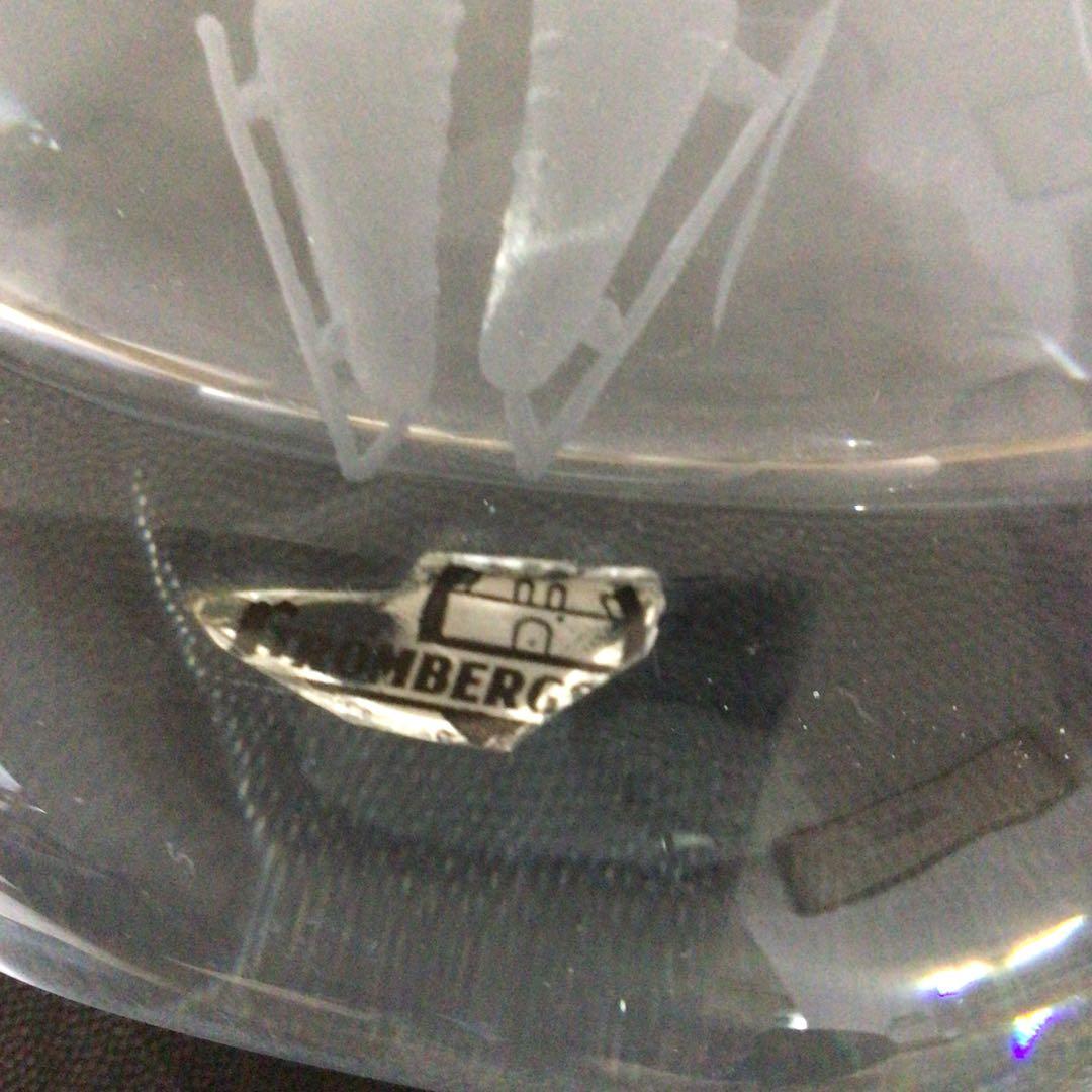 スエーデン　作家物　ガラス製　　スケーター　少女