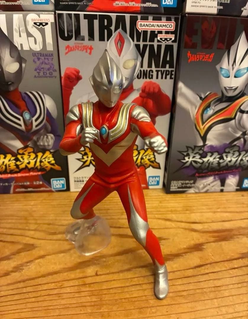 ウルトラマンティガ ダイナ ガイア フィギュア まとめ売り 一番くじ　英雄勇像