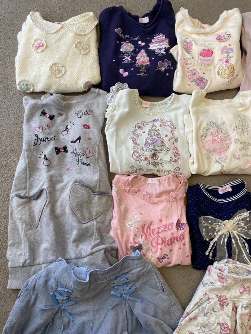 T*a様 メゾピアノ　トレーナー セーター ロンT ショーパン 秋冬 17点 1