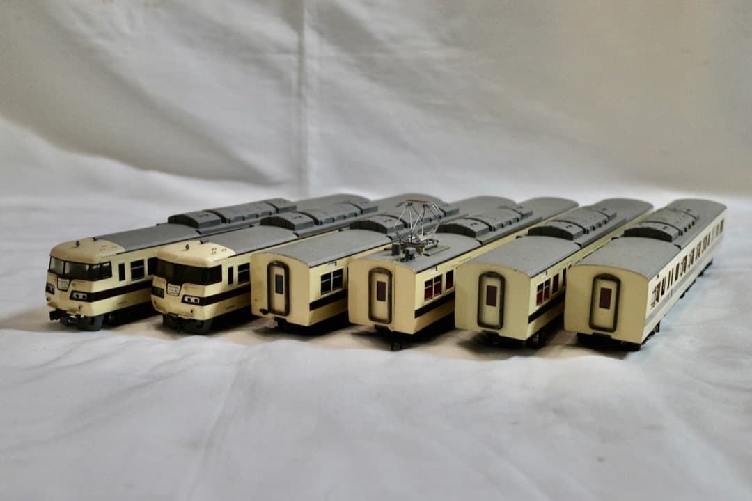 希少 エンドウ 近郊型 117系 新快速色 HOゲージ 鉄道模型 6両セット