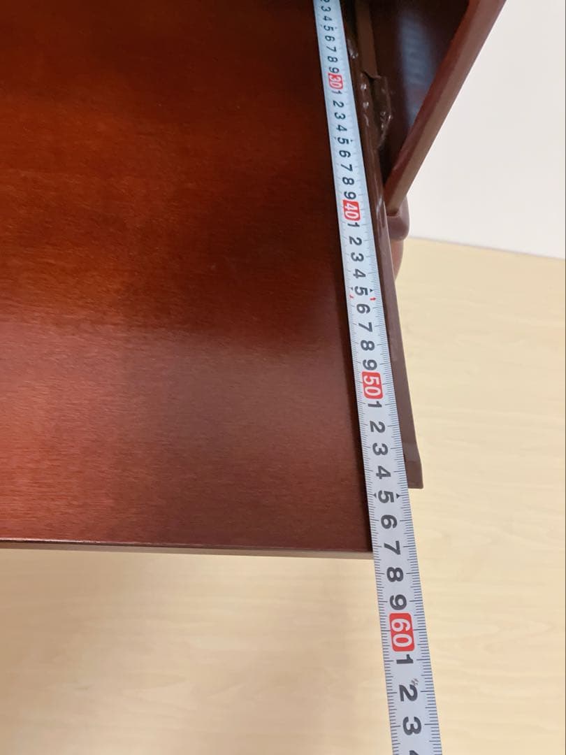 アンティーク調　猫脚　サイドテーブル　電話台　FAX台　サイドキャビネット