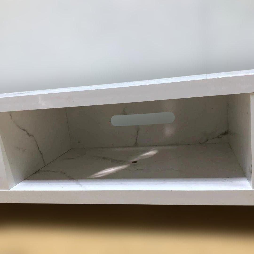 送料無料 大理石調 テレビボード ローボード TV台 88165-5-005