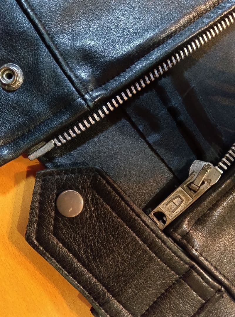 666シングルライダース34ブラック黒ステアハイド英国製