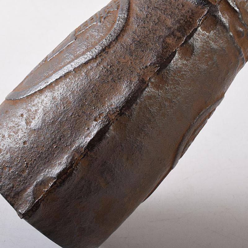 南部鉄器　釜師　鈴木盛久造　南部砂鉄鈴　手振り鈴　共箱　C　R8151