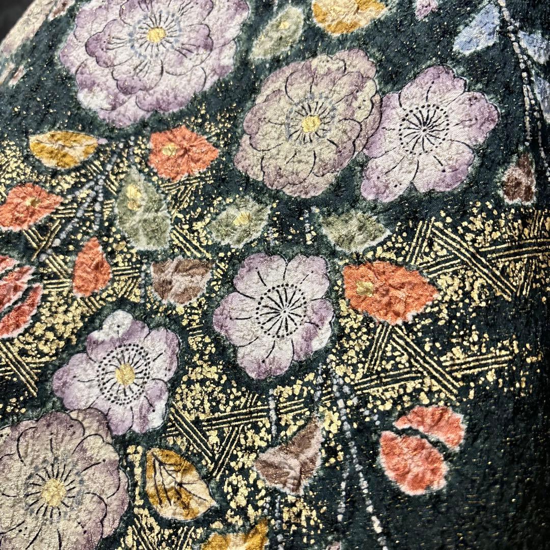美品　辻ヶ花　花絞り　金通し　金駒刺繍　染分け　秀品　振袖　フルセット 振り袖