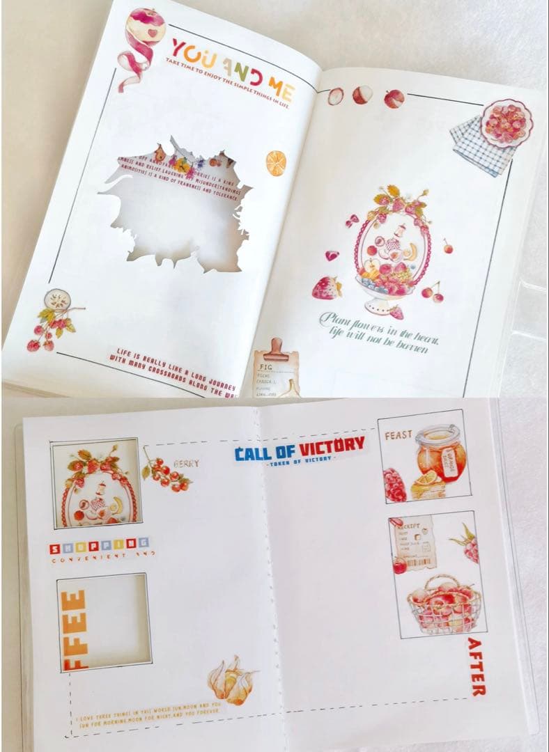 醒醒文创《水果图鉴》海外マスキングテープ　マステ 【2435】