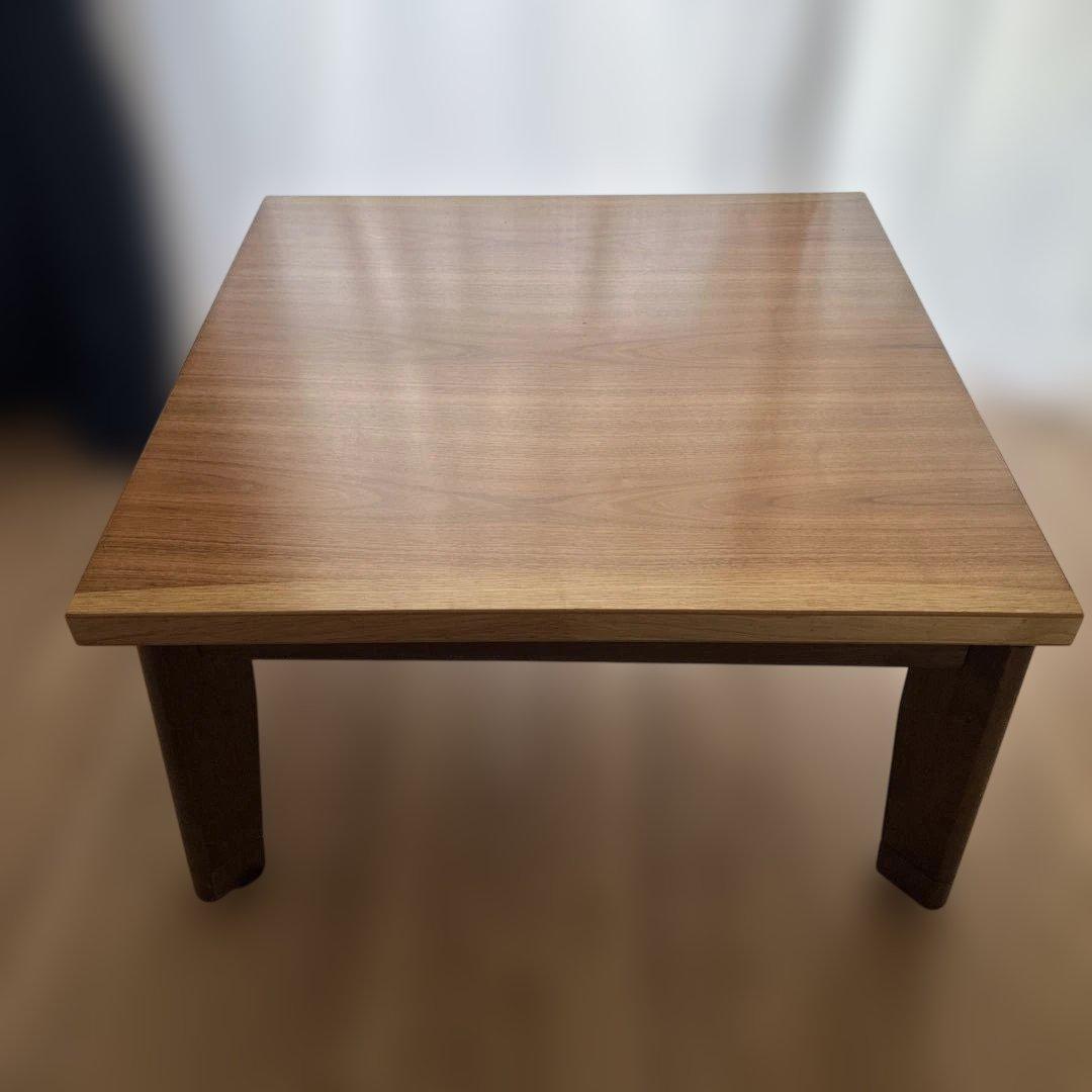 ニトリ　木目調　ローテーブル　出っ張りなしヒーターこたつ　取説あり