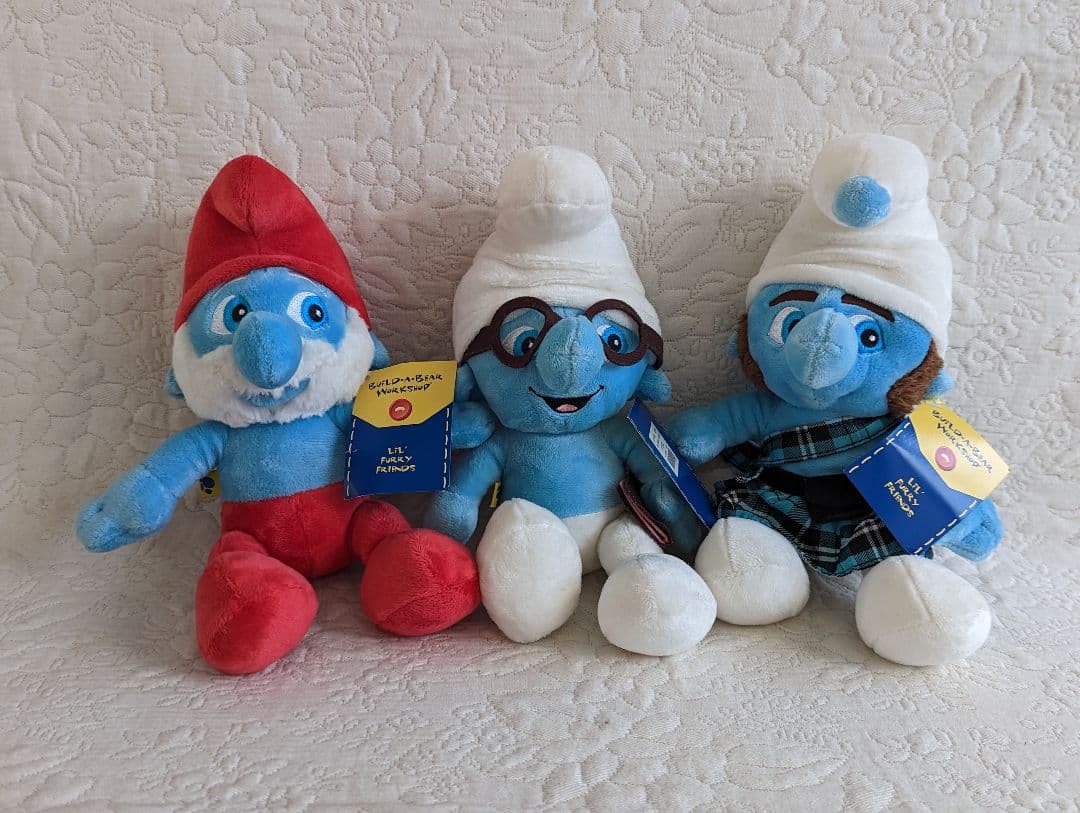 ビルドアベア　スマーフ　日本未発売を含む　コスチュームとぬいぐるみセット