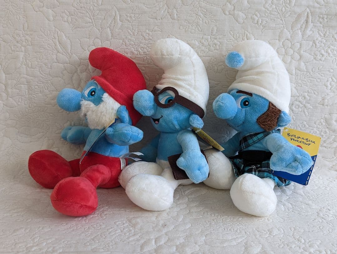 ビルドアベア　スマーフ　日本未発売を含む　コスチュームとぬいぐるみセット