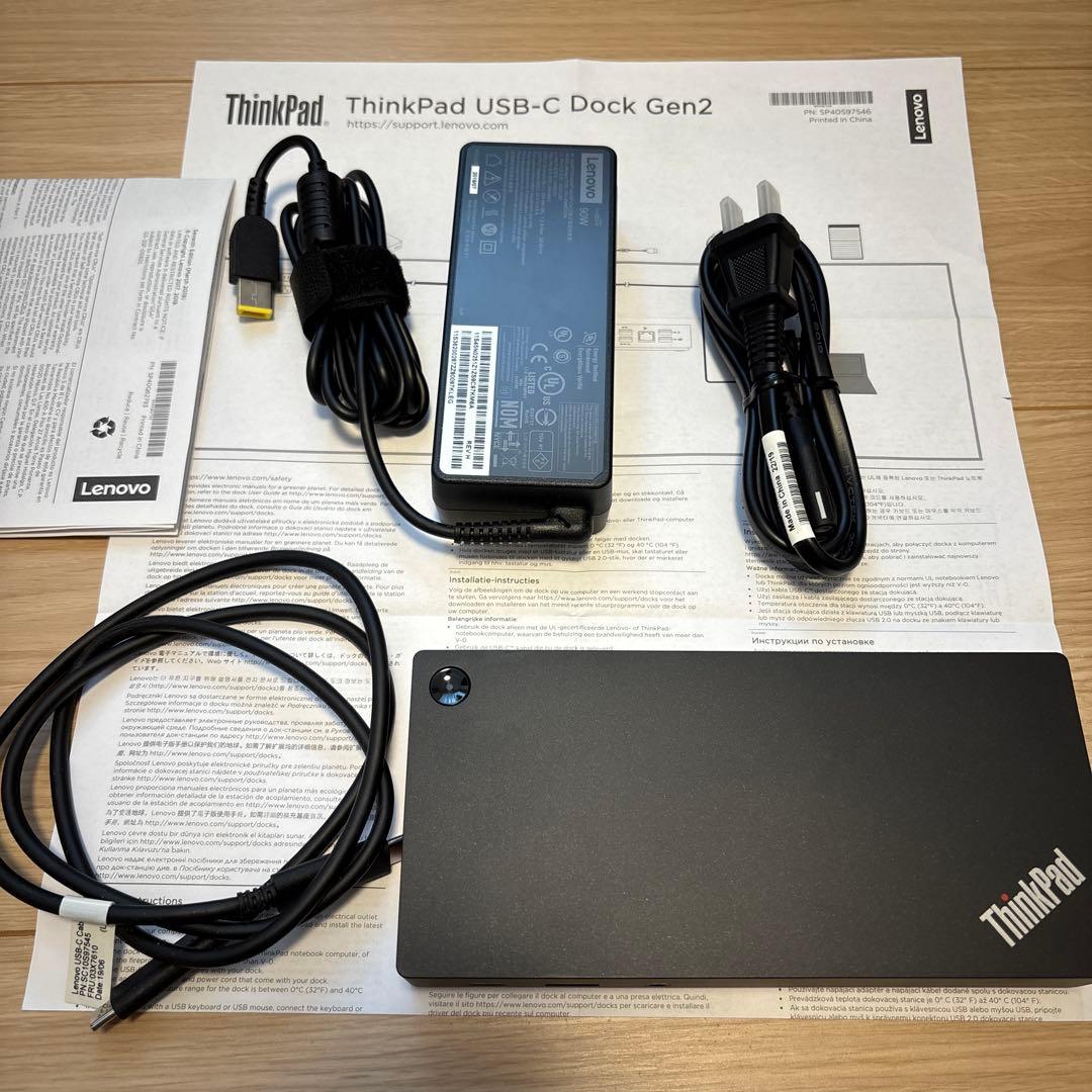 ThinkPad USB-C Dock Gen2 Lenovo 充電器