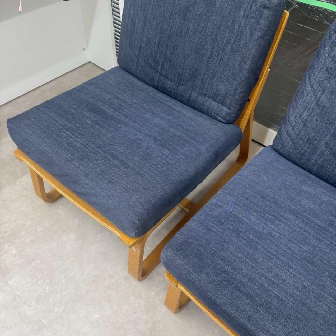 リビングでもダイニングでも使えるダイニングセット　直引き取り限定　オーク材