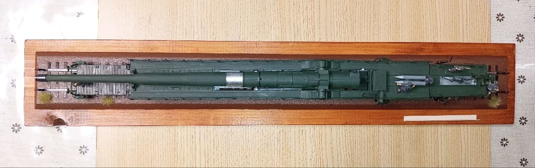 ドイツ列車砲 K5(E)レオポルド　展示台付き②