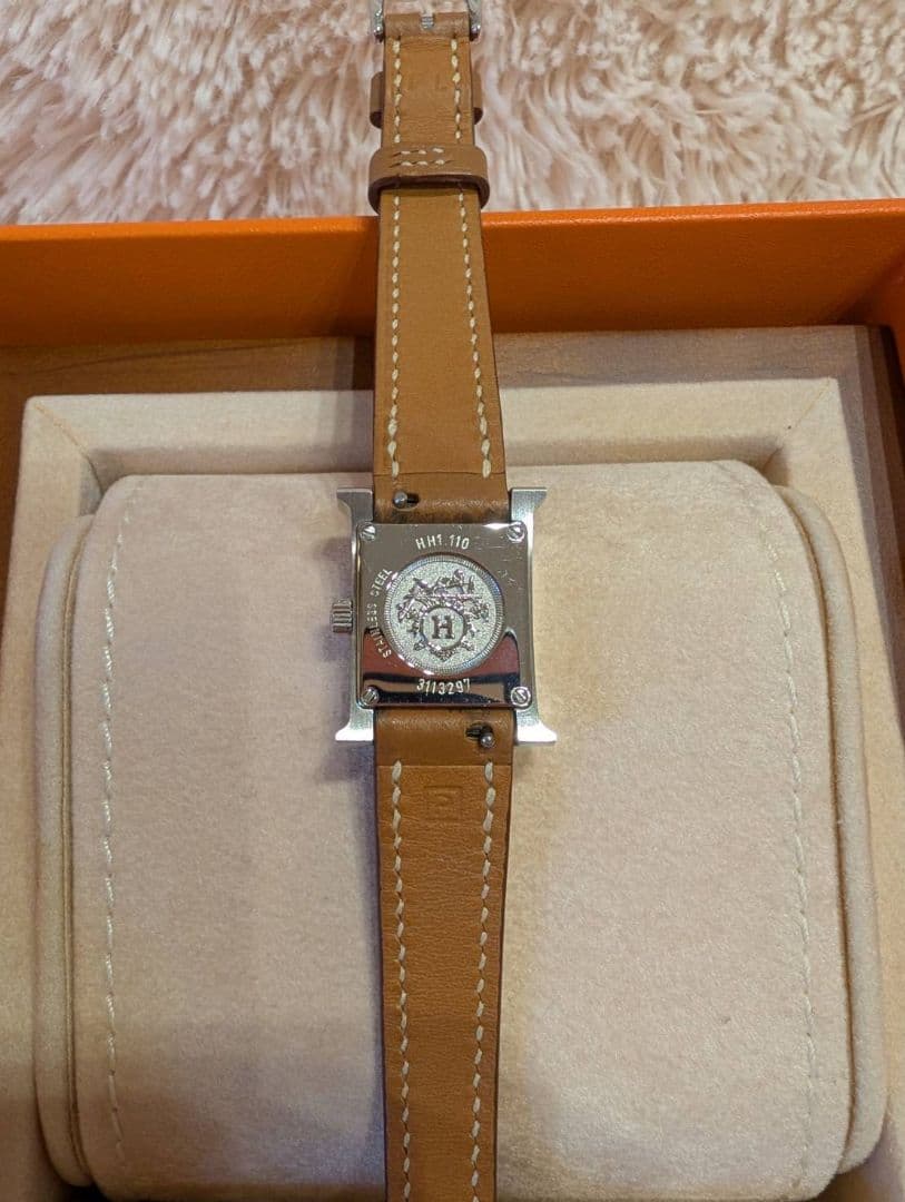 HERMES 時計 エルメス Hウォッチ シルバー