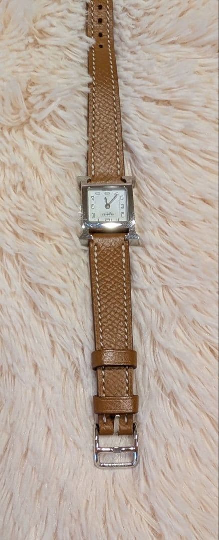 HERMES 時計 エルメス Hウォッチ シルバー