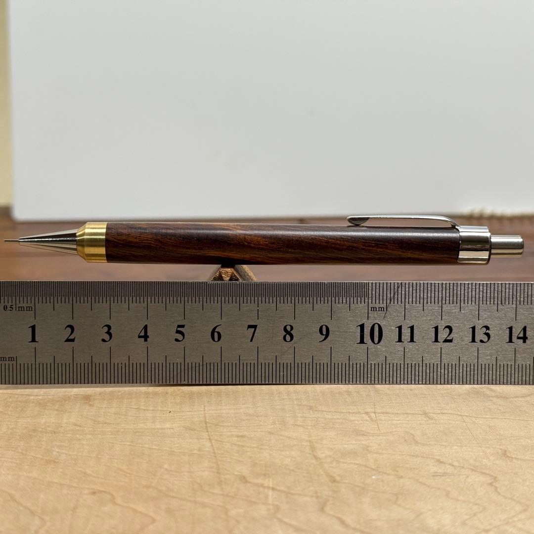 123デザートアイアンウッド　木製シャーペン　強低重心R 真鍮