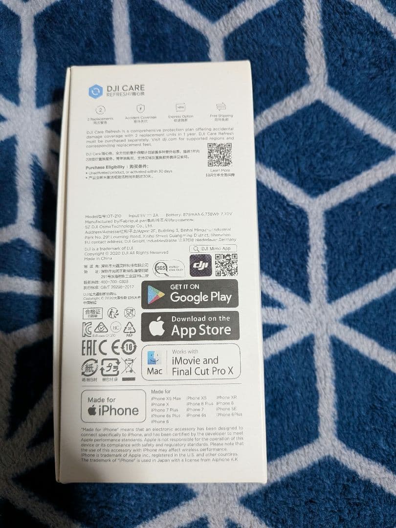 DJI Pocket2 延長ロッド付 SDカード付属