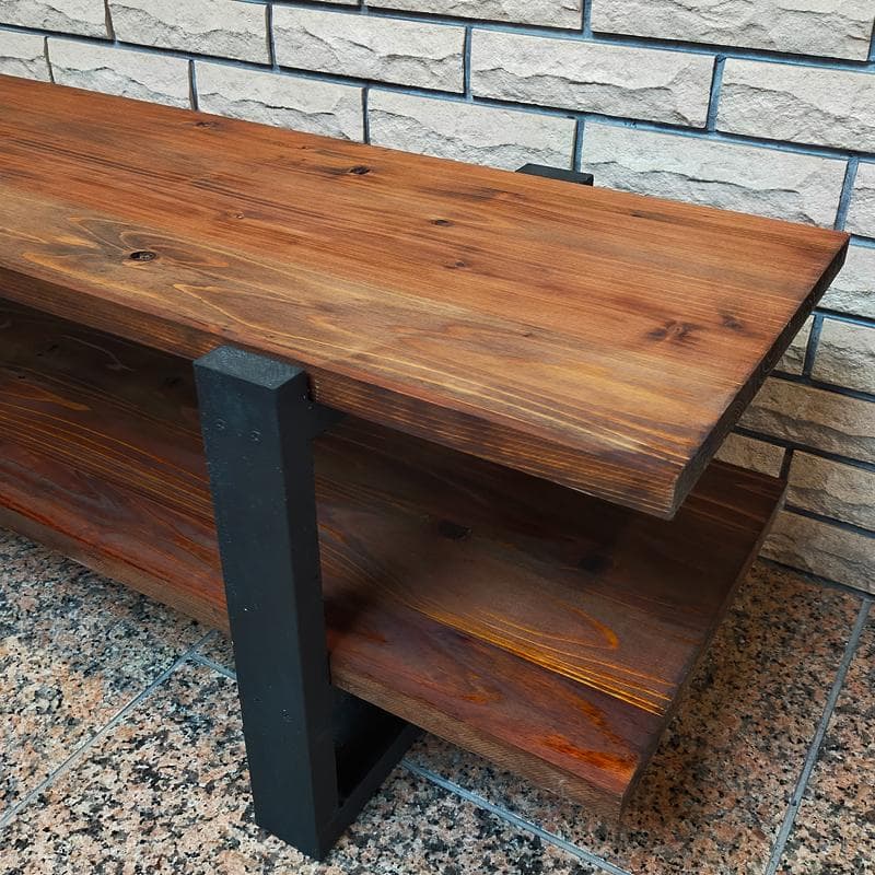 テレビ台 150 アンティーク テレビボード 木製 ハンドメイド シェルフ 本棚