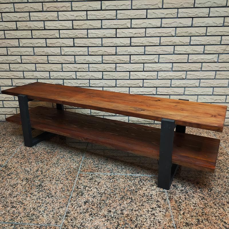 テレビ台 150 アンティーク テレビボード 木製 ハンドメイド シェルフ 本棚