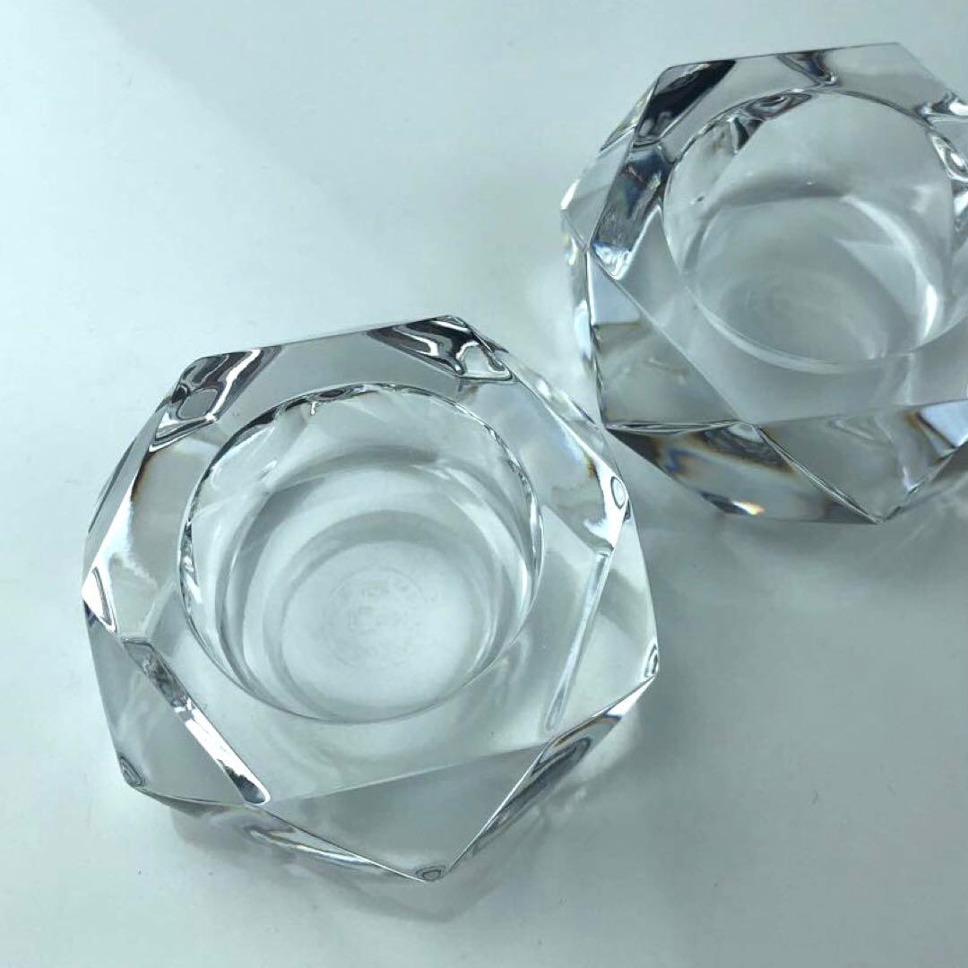 バカラ　キャンドルホルダー　2個セット