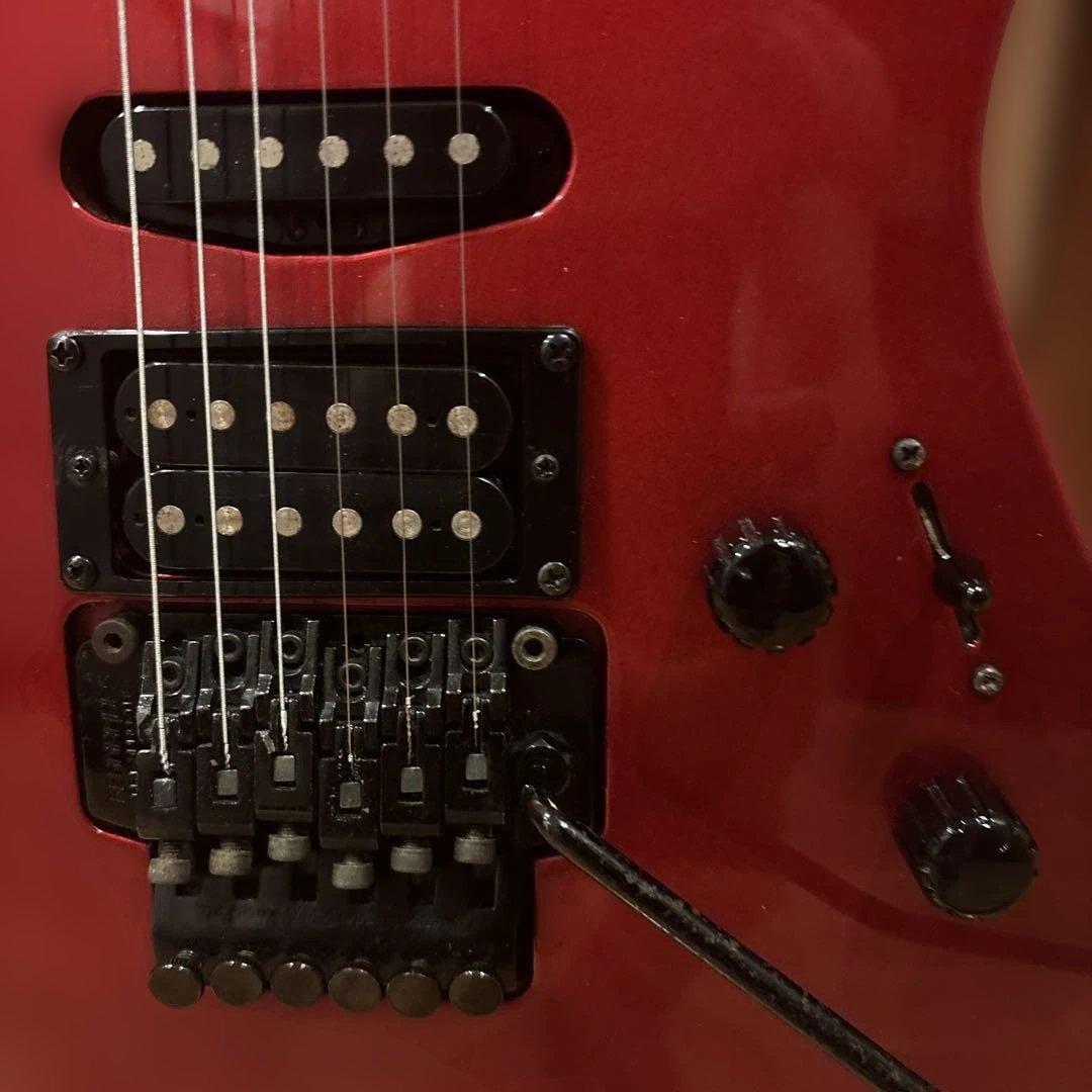 金ロゴ FERNANDES FR-55 アクティブ トレモロアーム・ケース付