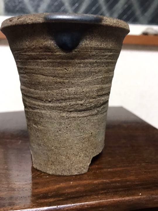 盆栽鉢　超お洒落なミニ植木鉢盆栽鉢信楽山野草サボテン多肉植3点