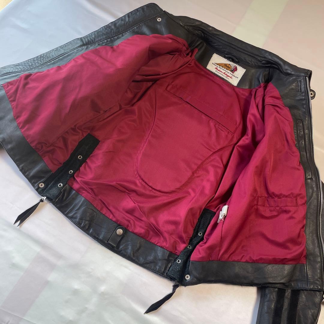 専用　インディアンモーターサイクル　カウレザー　牛革　シングル　レザージャケット
