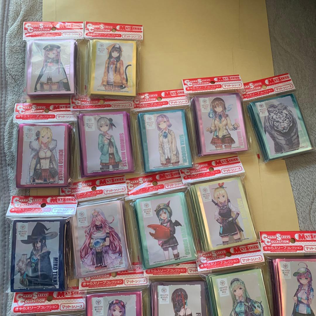 きゃらスリーブコレクション　ヘブンバーンズレッド　 ヘブバン　39種 まとめて