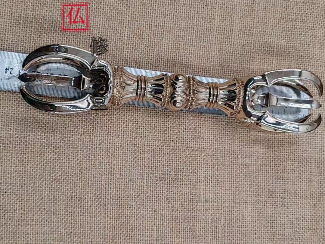 【修縁堂】飛行です五鈷杵 金剛杵 真鍮製 密教法具 真言宗