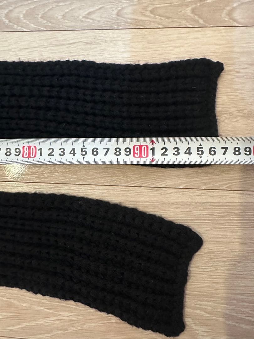 本日価格　 miu miu ニット帽 ブラック　マフラー