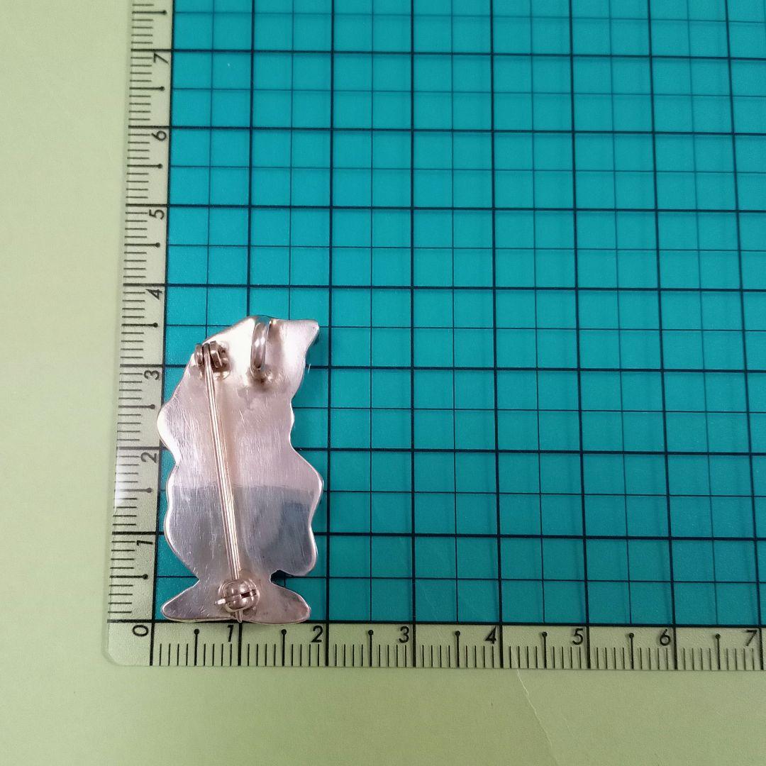 ズニ族　小人ペア　ブローチ インディアンジュエリー