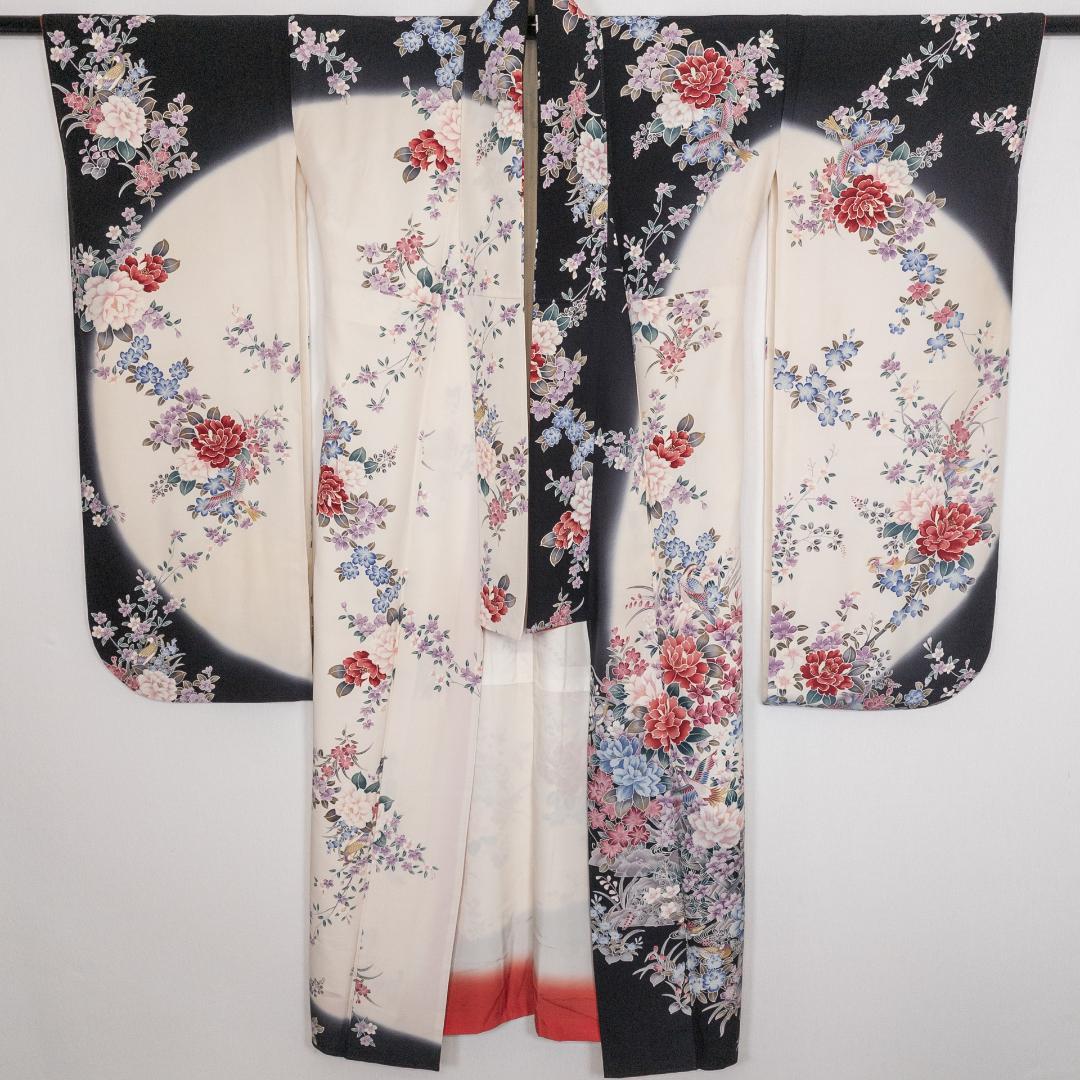 chika200555 R7SK1327 振袖+帯 2点セット 六通柄