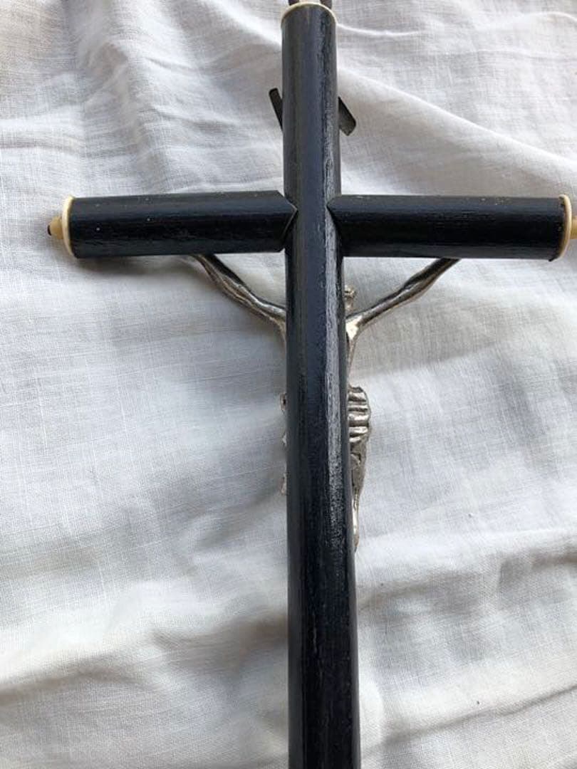 木の十字架フランスアンティーク T19