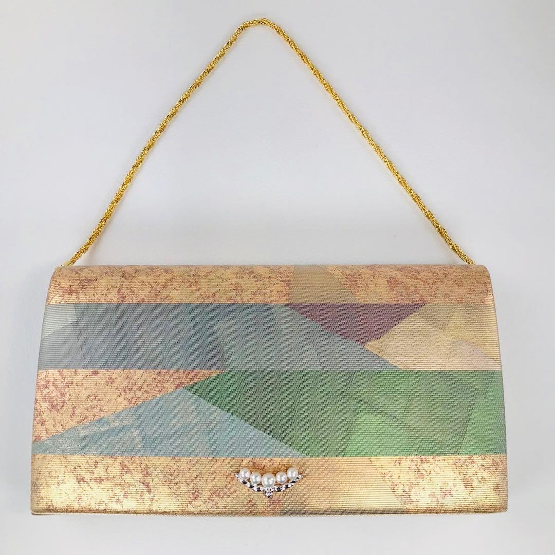 極美品　MIKIMOTO ミキモト クラッチバッグ　和装バッグ　パール　着物