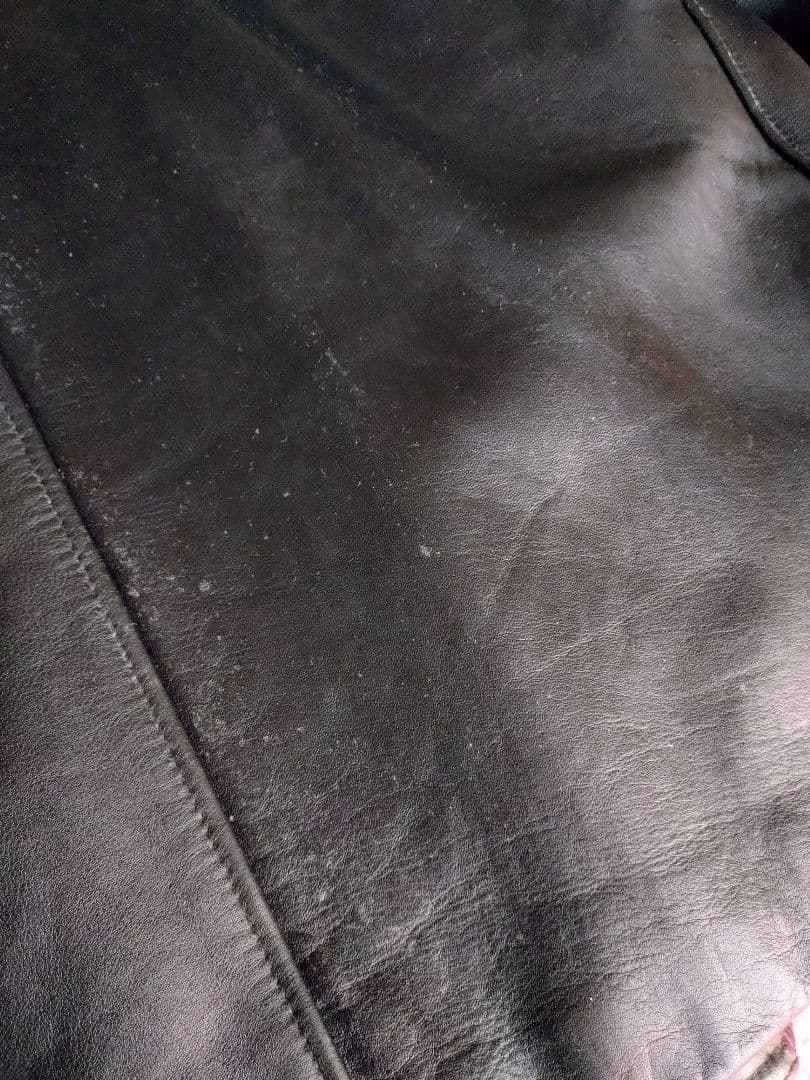 CHEVIGNON シェビニオン 革ジャン レザージャケット 黒 М U美品丈短