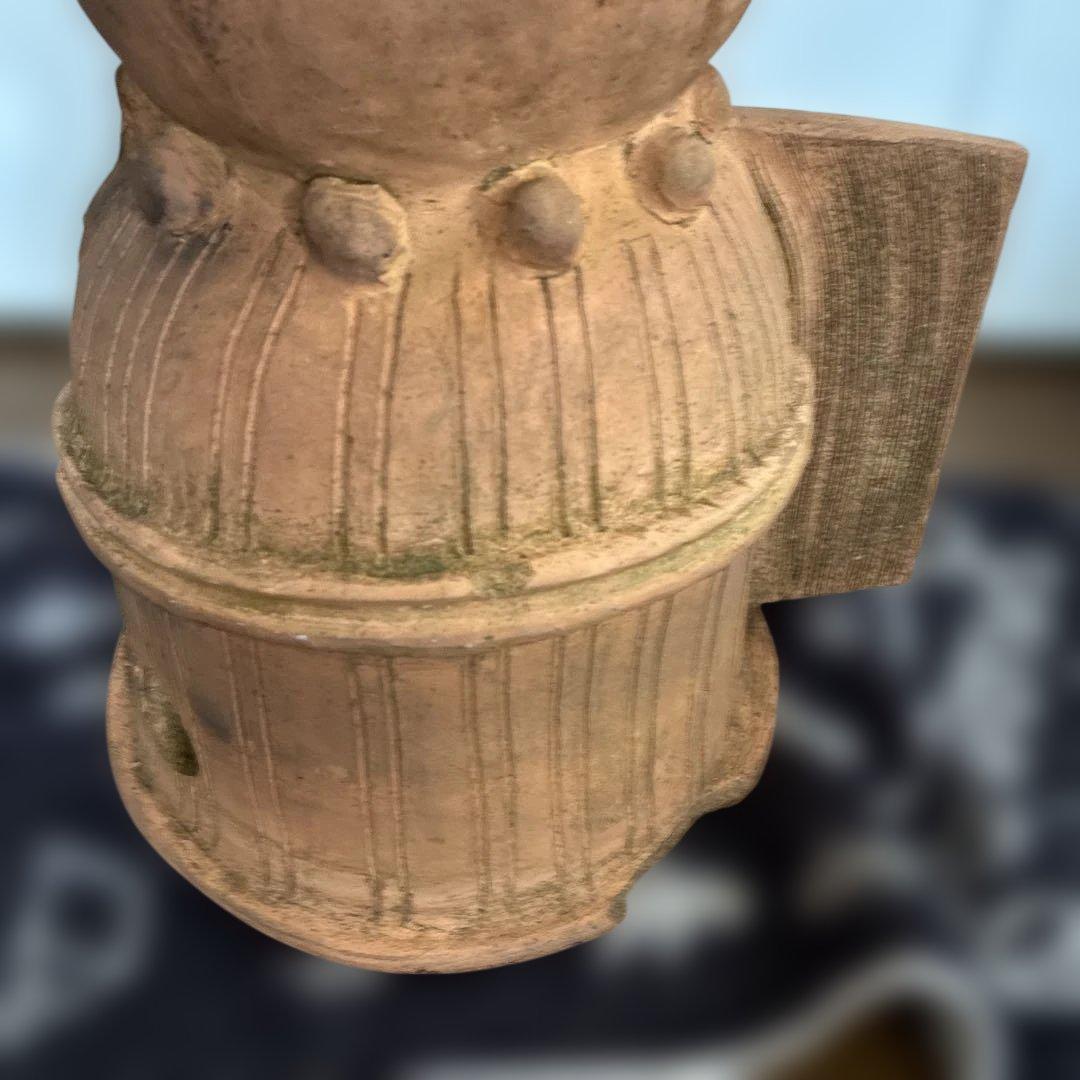 《はにわ》花瓶　レトロ置物　高さ53cm